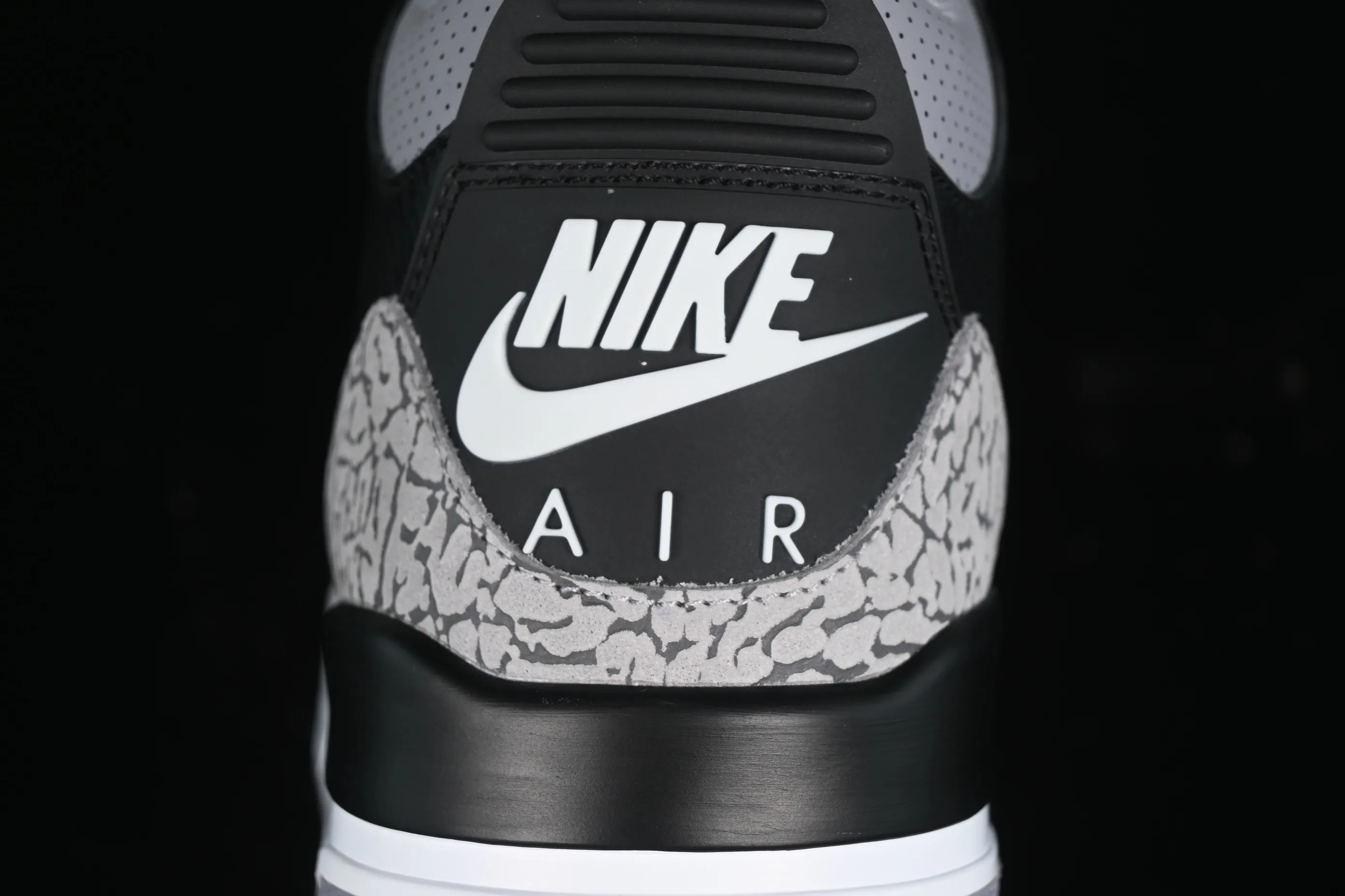 All categories Air Jordan Jordan series basketball shoes Air Jordan 3 GX foreign trade version Air Jordan 3 "Black Cement" AJ3 Jordan 3 first year black cement DN3707-010